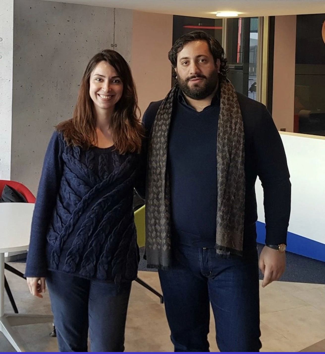 Paula Guimarães and Kristian Karazissis, co-founders of Antikytera